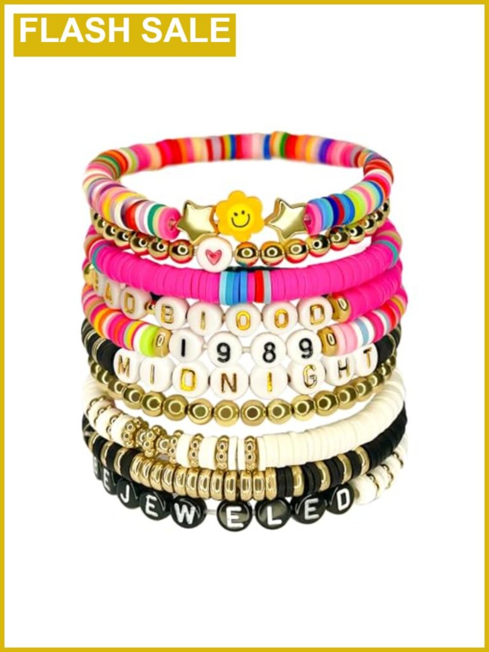 11 Pc Friendship Bracelets Music Theme Adjustable Set Party Jewelry